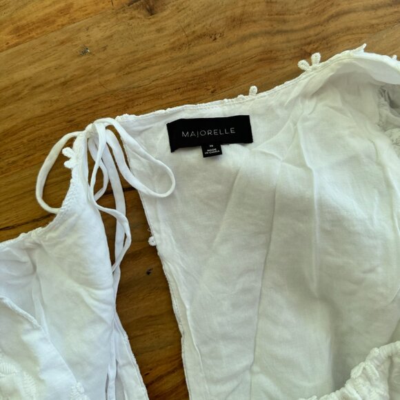 Majorelle White Floral Mini Dress NEVER WORN - Size XS - Picture 3 of 5